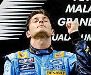 Giancarlo Fisichella won the 2006 Malaysian GP cropped.jpg