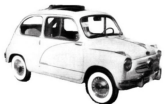 1956 Introzzi prepared fiat 600'