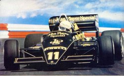 De Angelis with Lotus in 1983.